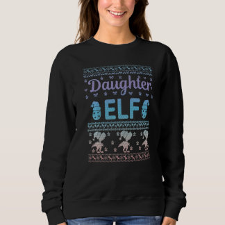 Daughter Elf Kerstfamilie Ugly Xmas Kerstmis Trui