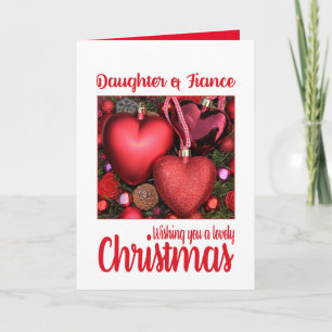 Daughter en haar Fiance Lovely kerstkaart Feestdagen Kaart