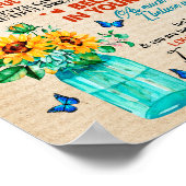 Daughter Gifts | Brief aan mijn dochter van mama Poster (Hoek)