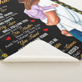 Daughter Gifts | Brief aan mijn dochter van papa Sherpa Deken (3/4)