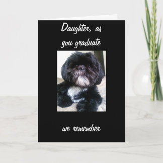 DAUGHTER-GRADUATEN MET MEMORIE KAART