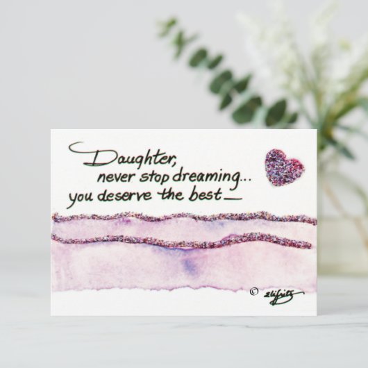 Daughter houdt nooit op met schilderen van Flat Ka (Staand voorkant)