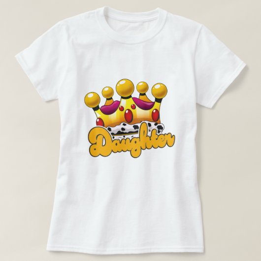 Daughter Kings crown T-shirt (Design voorkant)