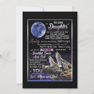 Daughter Lovers Naar onze dochter-liefhebbers va Feestdagenkaart