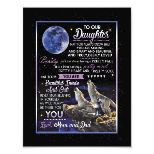 Daughter Lovers Naar onze dochter-liefhebbers va Foto Afdruk