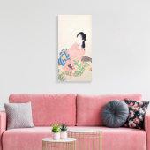 Daughter Miyuki (Elegant Japans Lady, Aziatische k Canvas Afdruk (Insitu (Woonkamer))