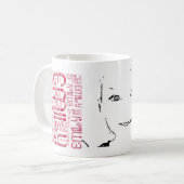 Daughter Name Emily Typography Mok (Voorkant links)