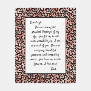 Daughter Proud van U Fleece Deken