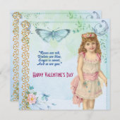 Daughter Rustic Butterfly Flora  Valentijn (Voorkant / Achterkant)