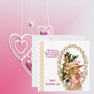 Daughter Rustic Gold Lijst  Valentijn Kaart