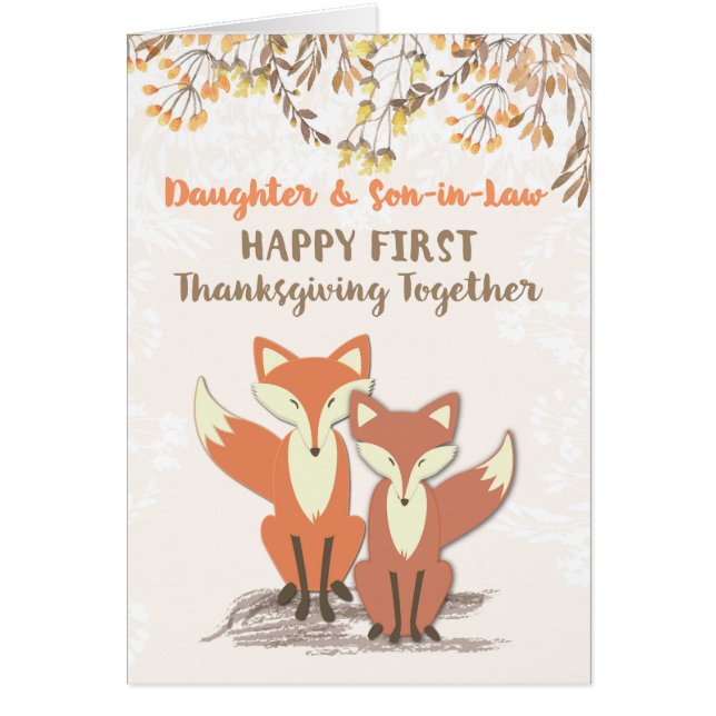 Daughter & Son-in-law Passen getrouwd 1e Thanksgiv (Voorkant)