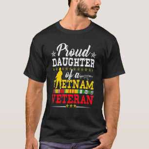 Daughter Vietnam Veteran Proud Veterans Day War T-shirt