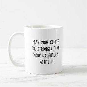 Daughter's Attitude Coffee Mok (roze meisje)