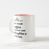 Daughter's Attitude Funny Coffee Mok (Voorkant links)