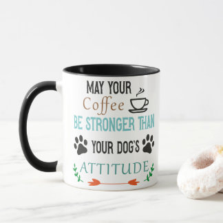 Daughter's Attitude Koffie, mok van de hond, koffi