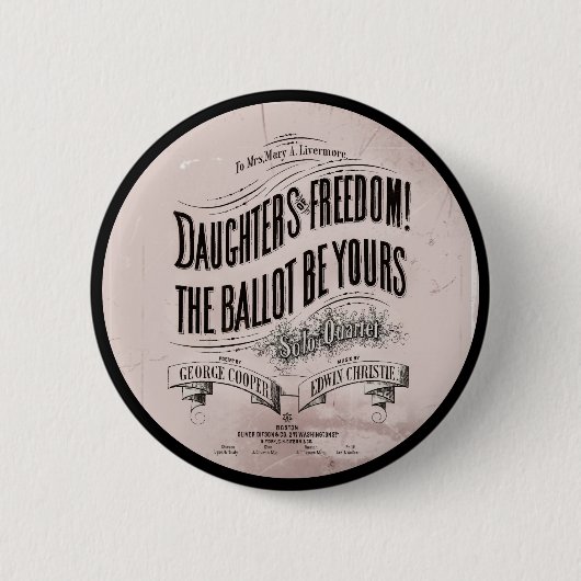 Daughters Freedom Ballet is jouw Ronde Button 5,7 Cm (Voorkant)