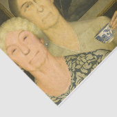 Daughters of Revolution by Grant Wood Tissuepapier (Detail)