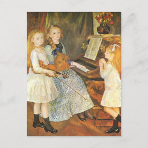 Daughters van Catulle Mendes door Pierre Renoir Briefkaart