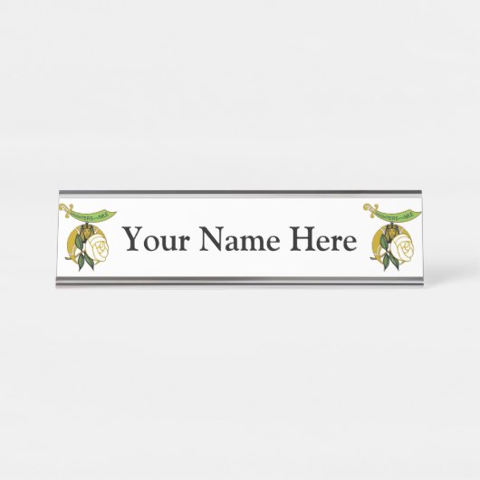 Daughters van de Nijl Bureau Naambordje (Voorkant)