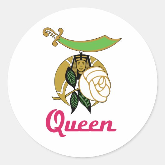 Daughters van de Nijl Ronde Sticker (Voorkant)