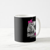 Daughtersaurus T Rex Daughter Dinosaur Matching Fa Koffiemok (Voorkant rechts)