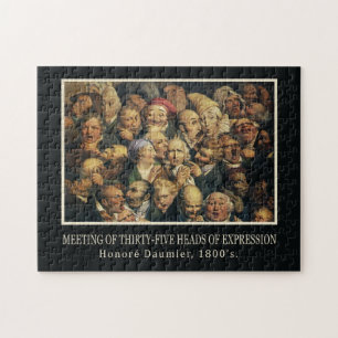 Daumier's Expressions art puzzle Legpuzzel