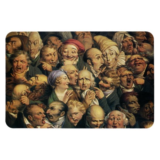 Daumier's Expressions magnet Magneet (Horizontaal)