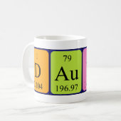 Daunte de la tasse de nom de table périodique (Devant gauche)