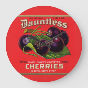 Dauntless Cherries in Heavy Syrup uit de jaren '30 Grote Klok