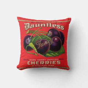 Dauntless Cherries in Heavy Syrup uit de jaren '30 Kussen