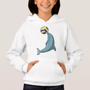 Dauphin avec volleyball