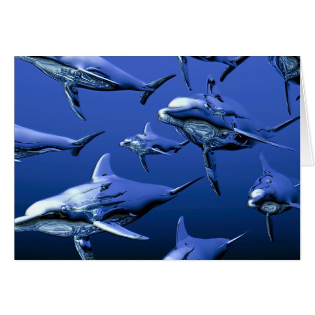 Dauphin bleu (Devant horizontal)