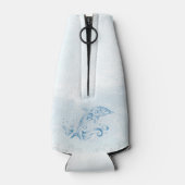Dauphin bleu Glacière de bouteille personnalisé (Dos)