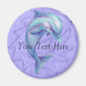 Dauphin bleu Magnets (Devant)