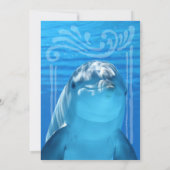 Dauphin Blue Ocean Invitation à la fête du 10e ann (Dos)