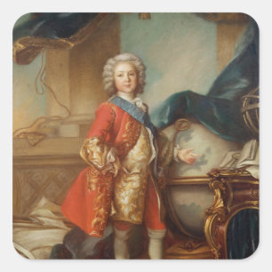 Dauphin Charles-Louis van Frankrijk Vierkante Sticker