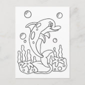 Dauphin Color Me | Cartes d'activités pour enfants (Devant)
