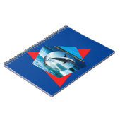 Dauphin dansant sur les vagues, cahier (Côté gauche)