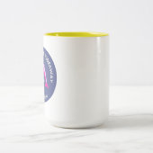 Dauphin de sucre caché Logo Plage Café Mug (Centre)