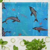 Dauphin Dreaming Mojo Serviette de cuisine (Plié)