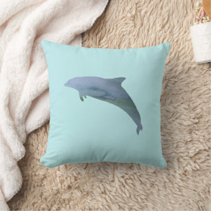 Dauphin Floride Peinture animale Jeu Oreiller