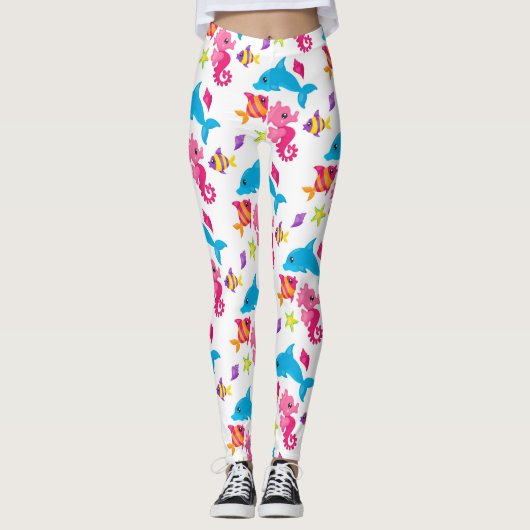 Dauphin Fun - Leggings (Devant)