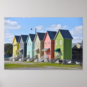 Dauphin Island, Alabama, Houses Poster
