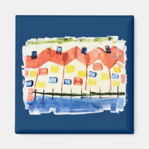 Dauphin Island Beach Huizen Magnet Magneet