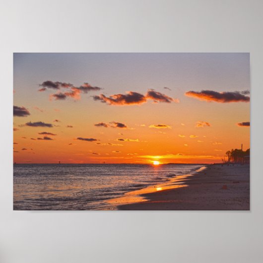Dauphin Island Sunset, Alabama Poster (Voorkant)
