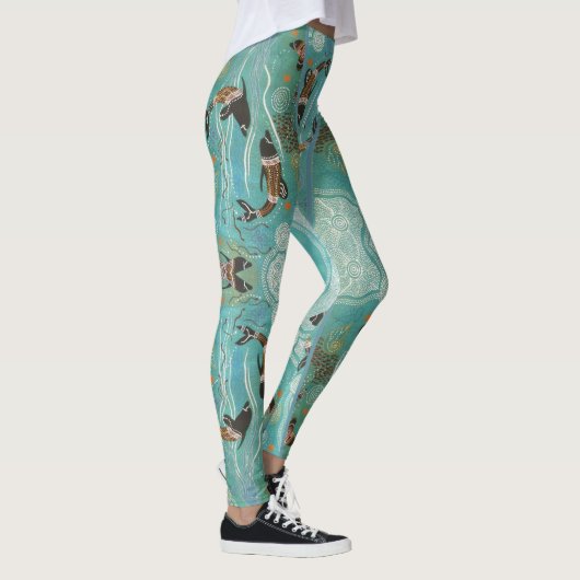 Dauphin Jouer Leggings autochtones (Droite)