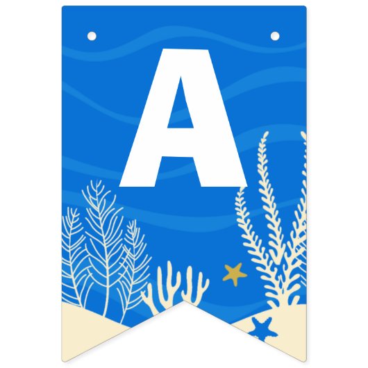 Dauphin Joyeux Anniversaire Piscine Fête Drapeaux (Deuxième drapeau)