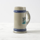 Dauphin joyeux Splash - Tasse (Devant droit)