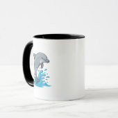 Dauphin joyeux Splash - Tasse (Devant gauche)