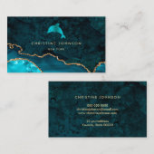 dauphin logo design carte de visite (Devant / Derrière)